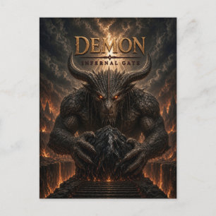Demon Infernal Gate Mörk Cinema Vykort