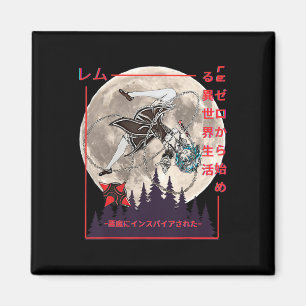 Demon Maid Japanskt Anime Manga Stil Magnet