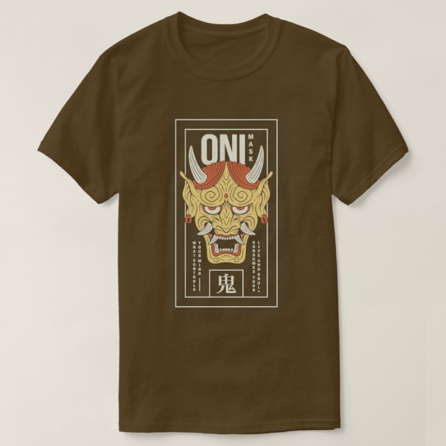 Demon Mask T Shirt (Design framsida)