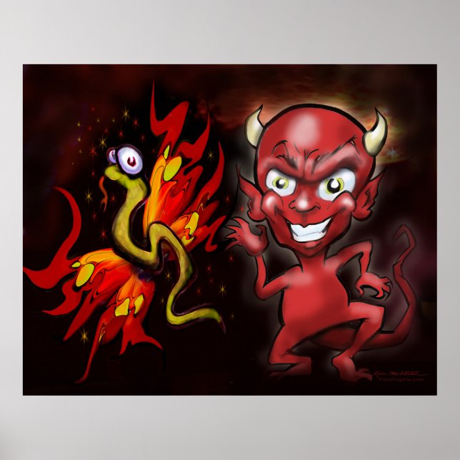 Demon och Butterfly Poster (Framsidan)
