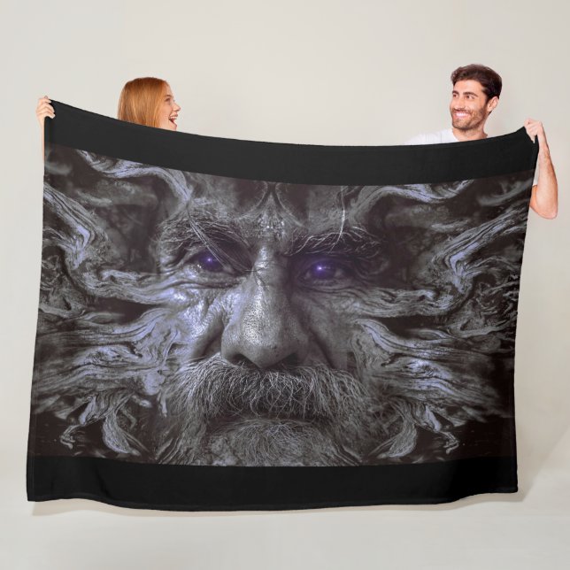 DEMON ÖGON FLEECEFILT (På plats)