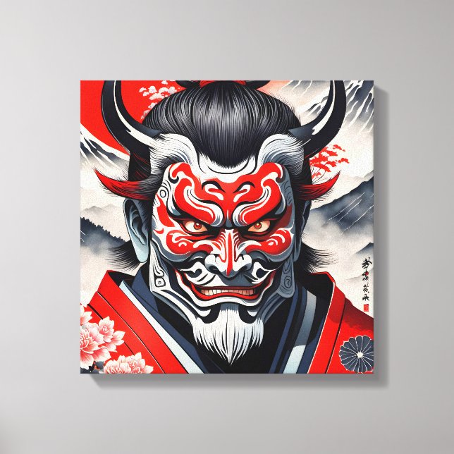 Demon Oni 4 Canvastryck (Framsida)