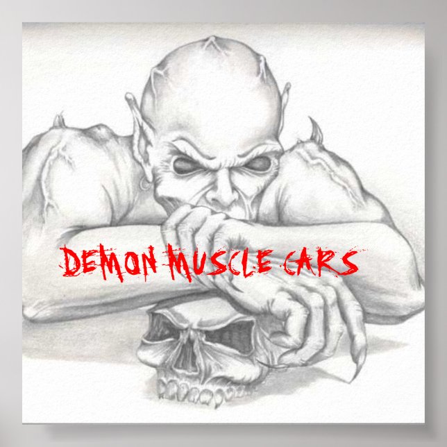 DEMON OPTION 1, DEMON MUSCLE CARS POSTER (Framsidan)