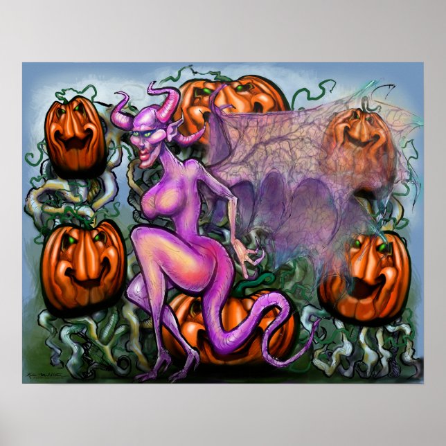 Demon Pumpkins Poster (Framsidan)