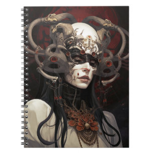 Demon Queen Fantasy Art Anteckningsbok