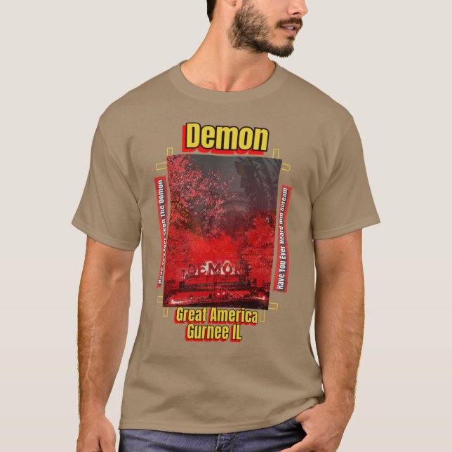 Demon Roller Underlägg grafik T Shirt (Framsida)