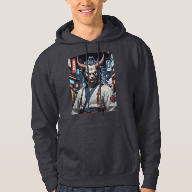 Demon Samurai Hoodie (Framsida)