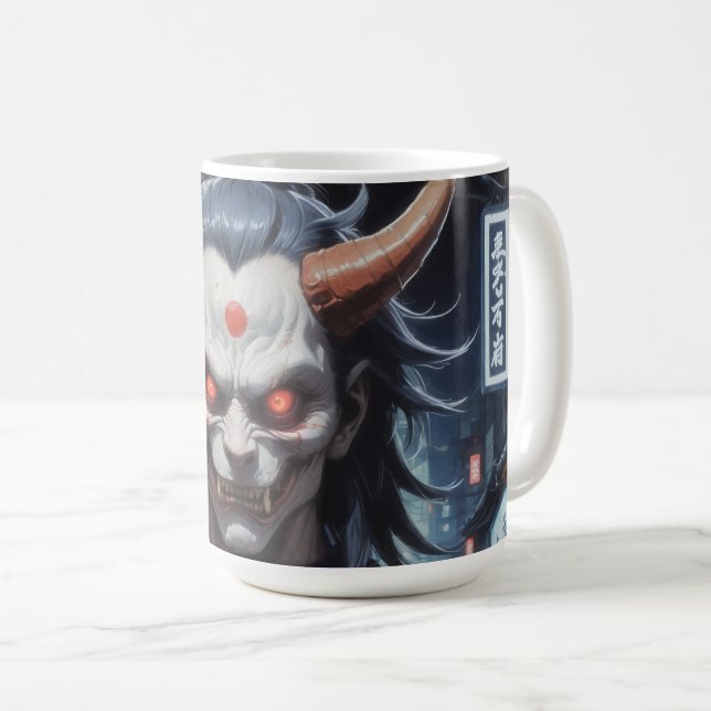 Demon Samurai Kaffemugg (Framsida höger)