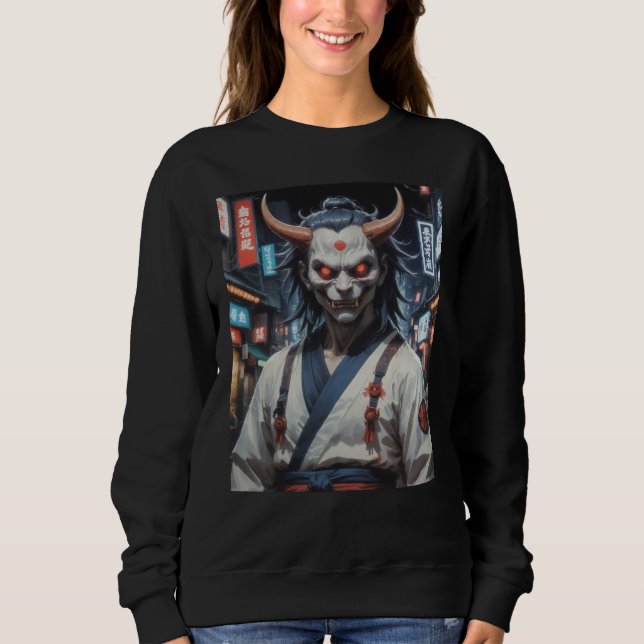 Demon Samurai T Shirt (Framsida)