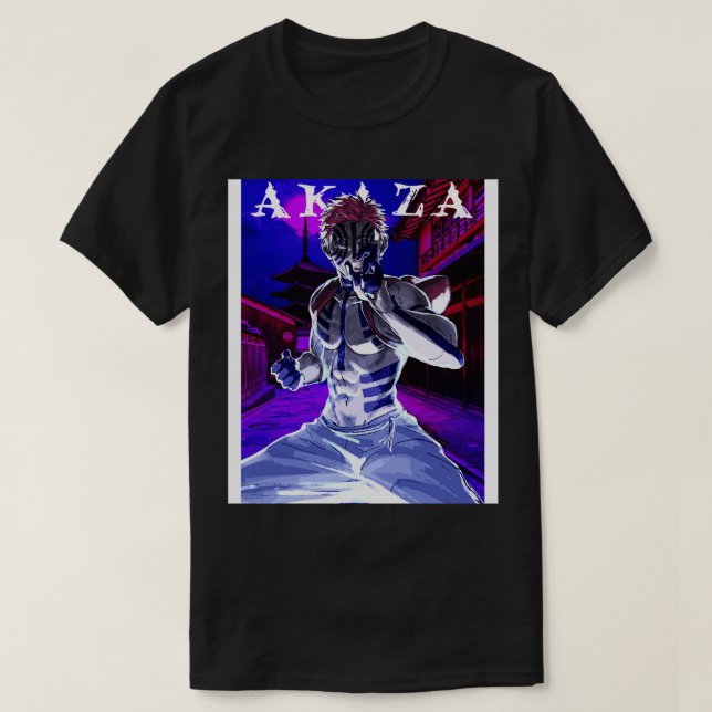 Demon Sayer Akaza T Shirt (Design framsida)