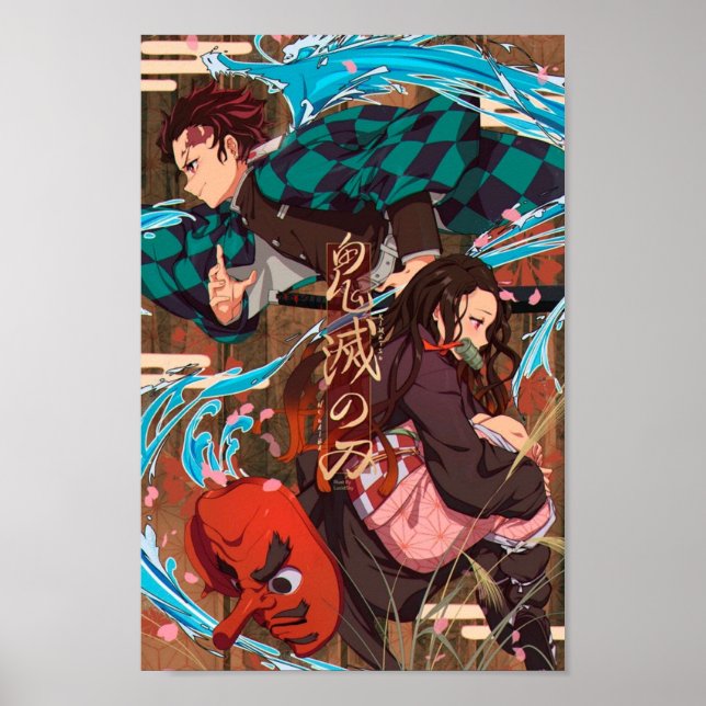 Demon Sayer Kimetsu no Yaiba Poster (Framsidan)
