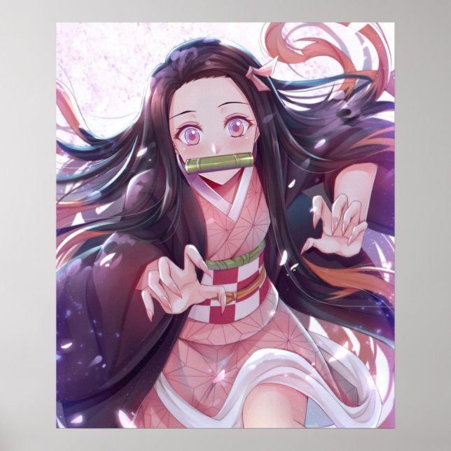 Demon Sayer Nezuko Kamado Poster (Framsidan)