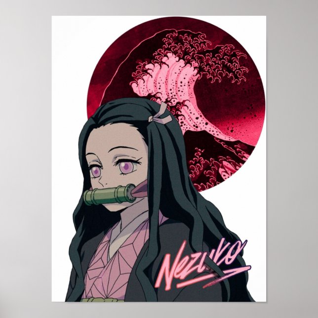 Demon Sayer Nezuko Poster (Framsidan)