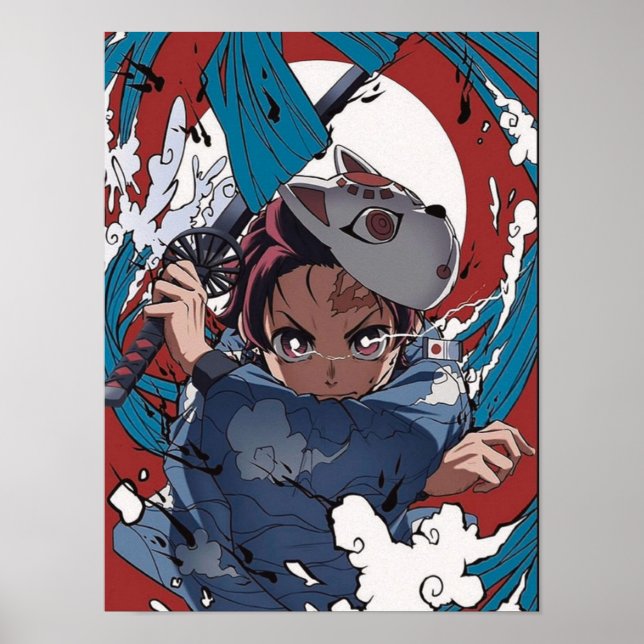 Demon Sayer Tanjiro Poster (Framsidan)