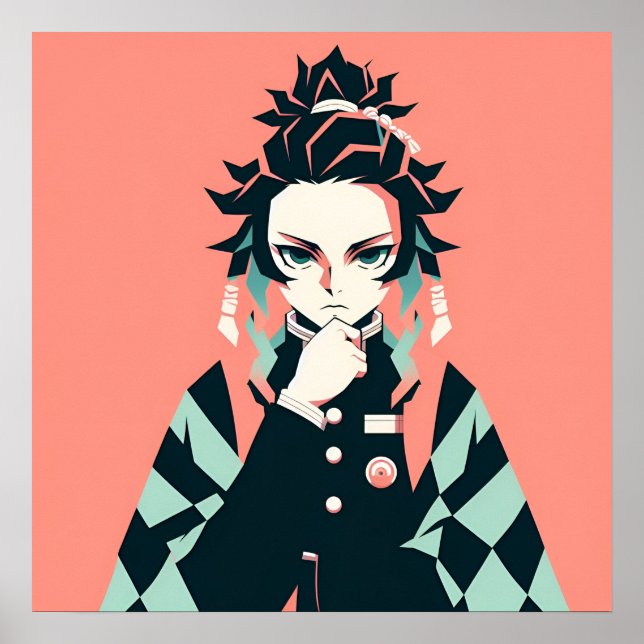 Demon Sayer Tanjiro Poster (Framsidan)