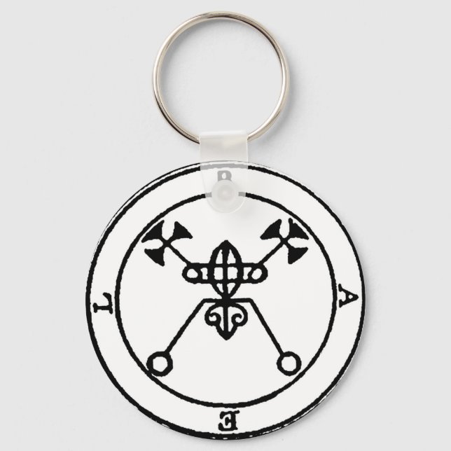 Demon Sigil Pendant for Demon Bael Nyckelring (Framsida)