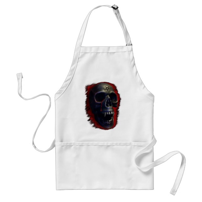 Demon Skull 1 Apron Förkläde (Framsidan)