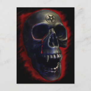 Demon Skull 1 vykort