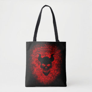 Demon Skull Fantastisk Demon Boy Tote Bag Tygkasse