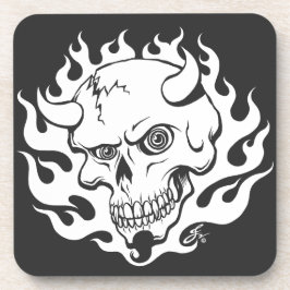 Demon Skull i Flames Underlägg