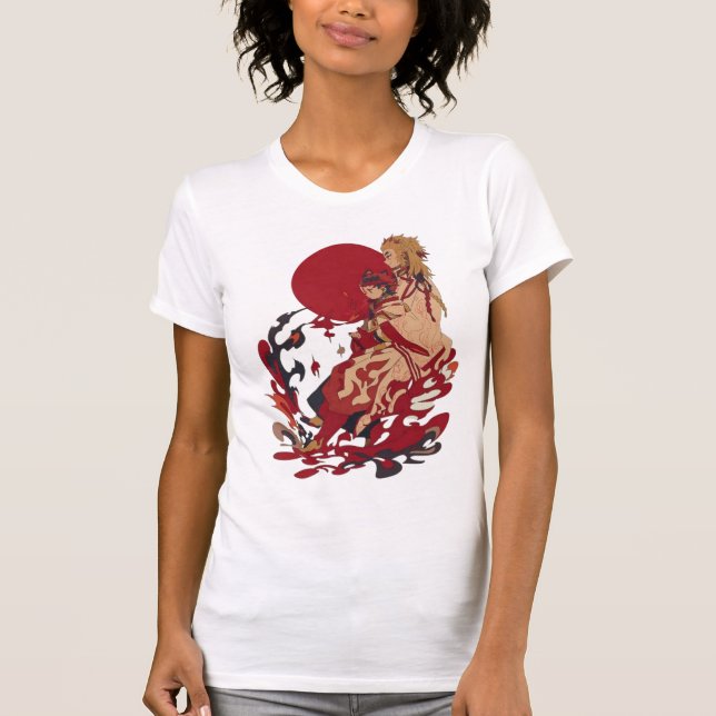 demon slayer Kimetsu no Yaiba shinobu tanjiro  T Shirt (Framsida)