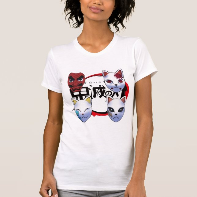demon slayer Kimetsu no Yaiba shinobu tanjiro  T Shirt (Framsida)