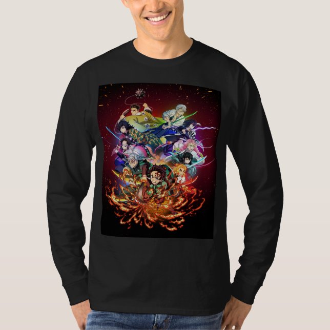 Demon slayer kimitsu no yaiba t shirt (Framsida)