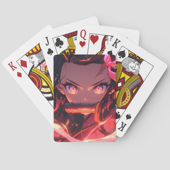 Demon slayer-kort  casinokort (Baksidan)