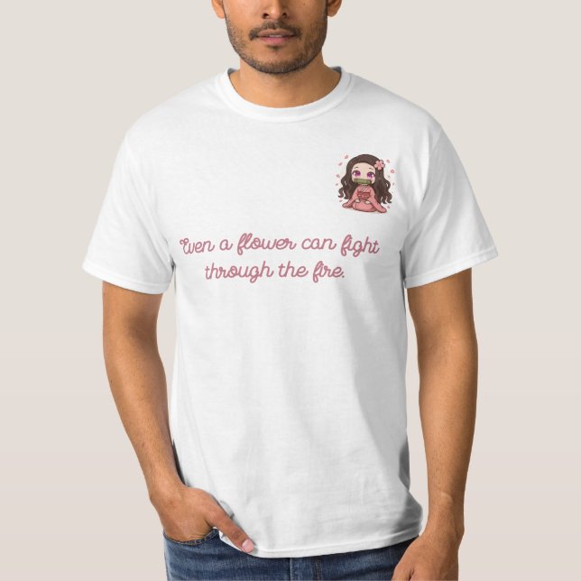 Demon Slayer Nezuko inspired T Shirt (Framsida)
