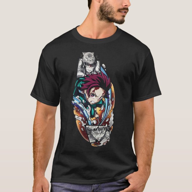 demon slayer T-Shirt b6 (Framsida)