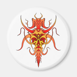 Demon stammättoo design magnet