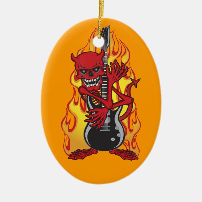 Demon Sten Julgransprydnad Keramik (Framsidan)