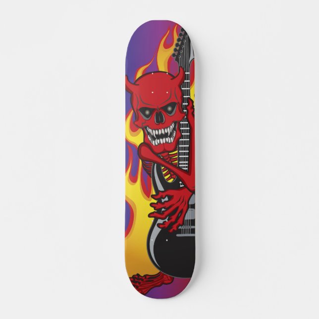 Demon Sten Old School Skateboard Bräda 21,6 Cm (Framsida)