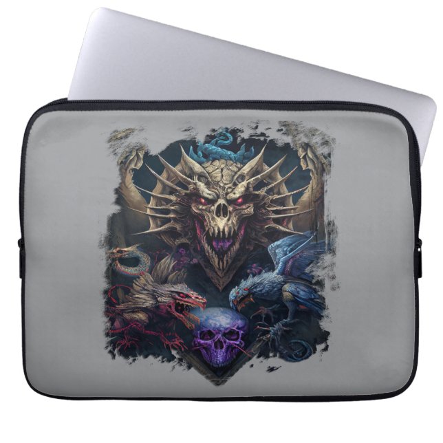 Demon Stil Laptop sleeve (Framsidan)