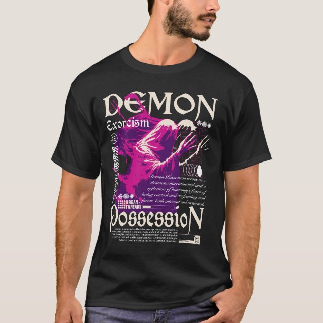 Demon Tshirt T Shirt (Framsida)