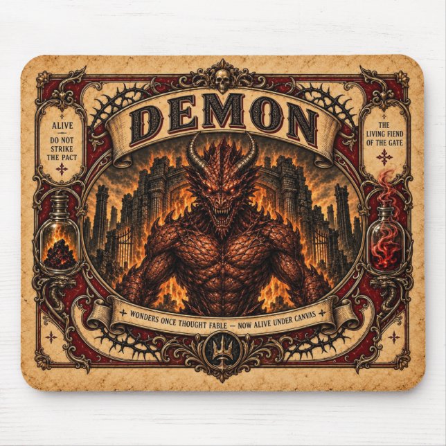 Demon, Vintage Circus Monster Musmatta (Framsidan)