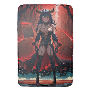 Demoness med kontakt vid Crossways, Anime Demon Badrumsmatta
