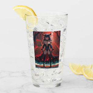 Demoness med kontakt vid Crossways, Anime Demon Glaskopp