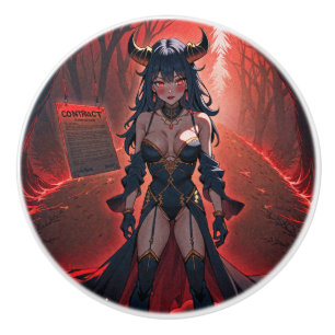 Demoness med kontakt vid Crossways, Anime Demon Knopp