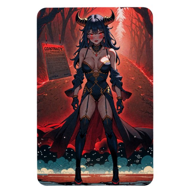 Demoness med kontakt vid Crossways, Anime Demon Magnet (Vertikal)