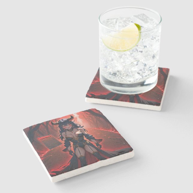 Demoness med kontakt vid Crossways, Anime Demon Stenunderlägg (Sidan)