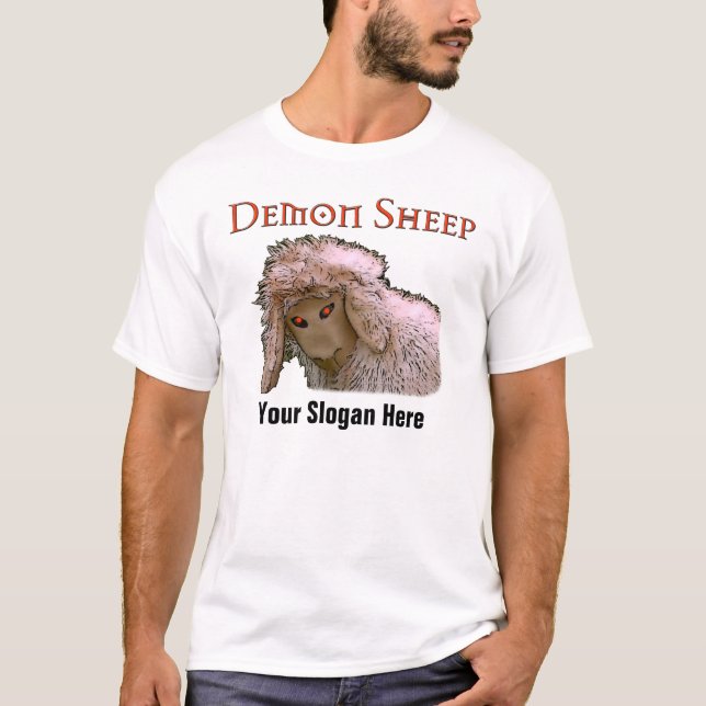 Demonfårskjorta Tee Shirt (Framsida)