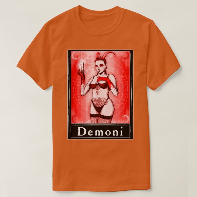 Demoni Tarot T Shirt (Design framsida)