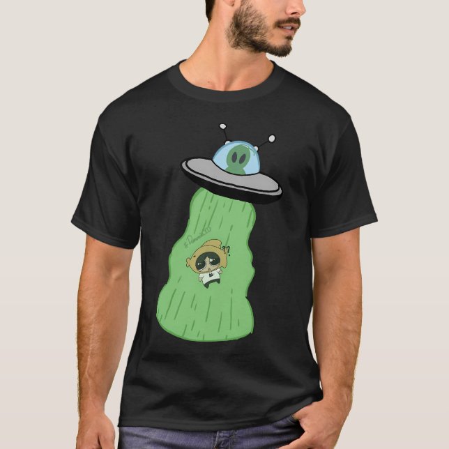 Demonia fångad av en utomjording t shirt (Framsida)