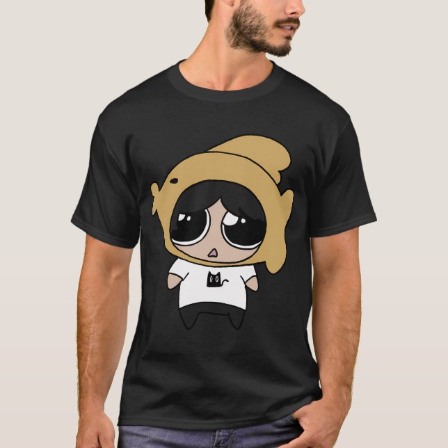 Demonia snygg fisk t shirt (Framsida)