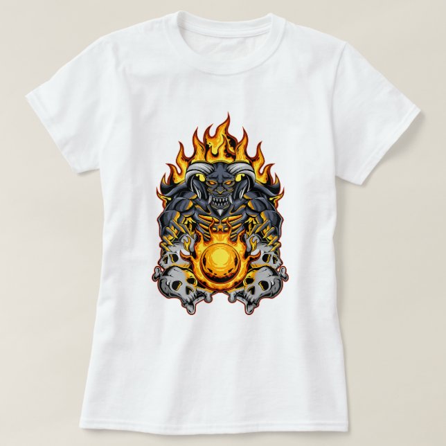 Demonic Inferno T Shirt (Design framsida)