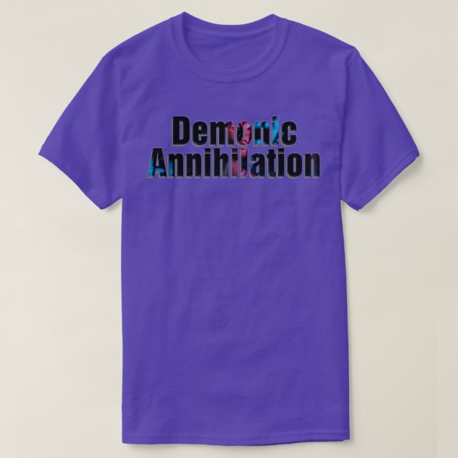 Demonisk annihilation t shirt (Design framsida)