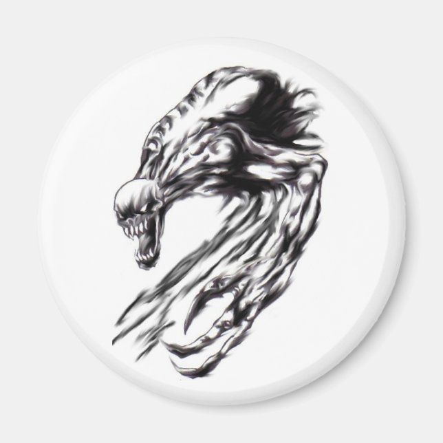 Demonisk konstmagnet magnet (Framsidan)