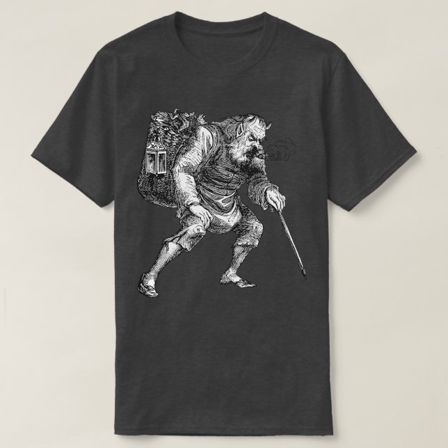 Demonisk tormentör för misar och studentdikatyr t shirt (Design framsida)