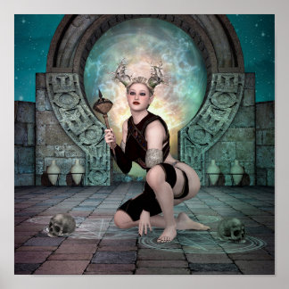 Demonkvinnan och dimensionell stjärnport. poster